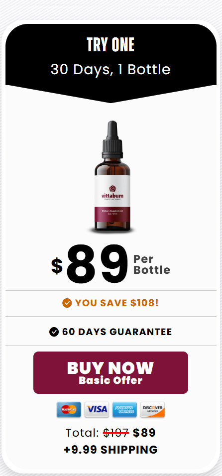 VittaBurn 2 Bottle Price